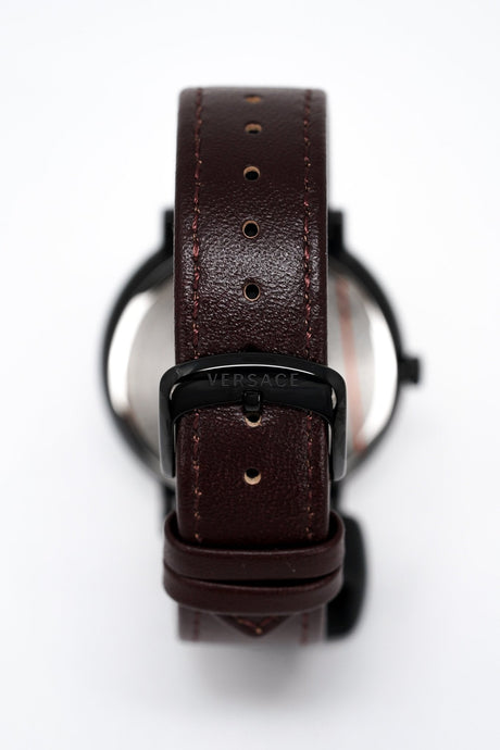 Versace Watch V-Circle Manifesto 38mm Brown VEBQ00419 - Watches & Crystals