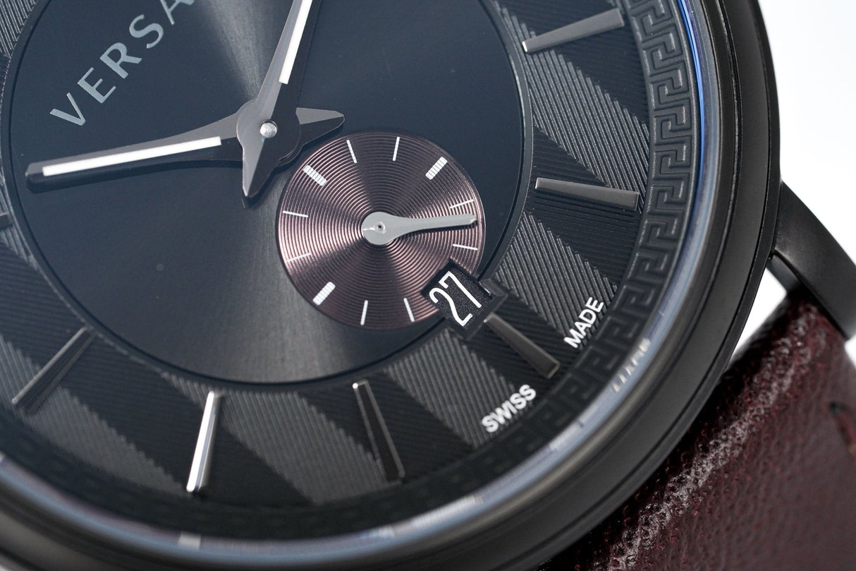 Versace Watch V-Circle Manifesto 38mm Brown VEBQ00419 - Watches & Crystals