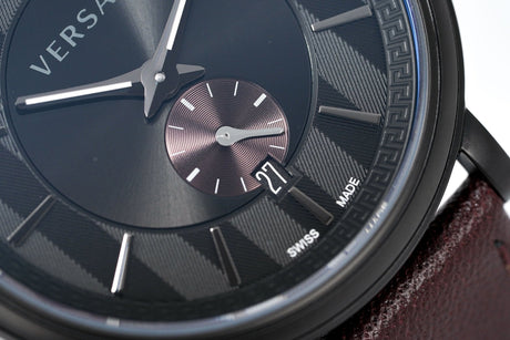 Versace Watch V-Circle Manifesto 38mm Brown VEBQ00419 - Watches & Crystals