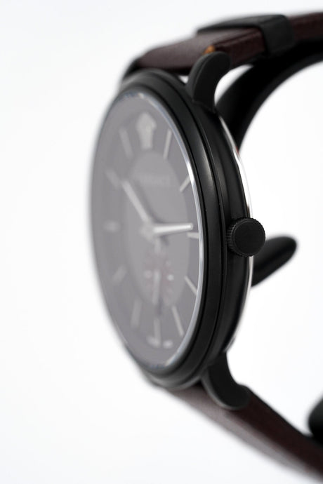 Versace Watch V-Circle Manifesto 38mm Brown VEBQ00419 - Watches & Crystals