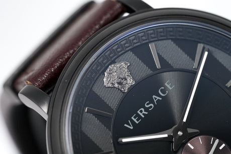 Versace Watch V-Circle Manifesto 38mm Brown VEBQ00419 - Watches & Crystals