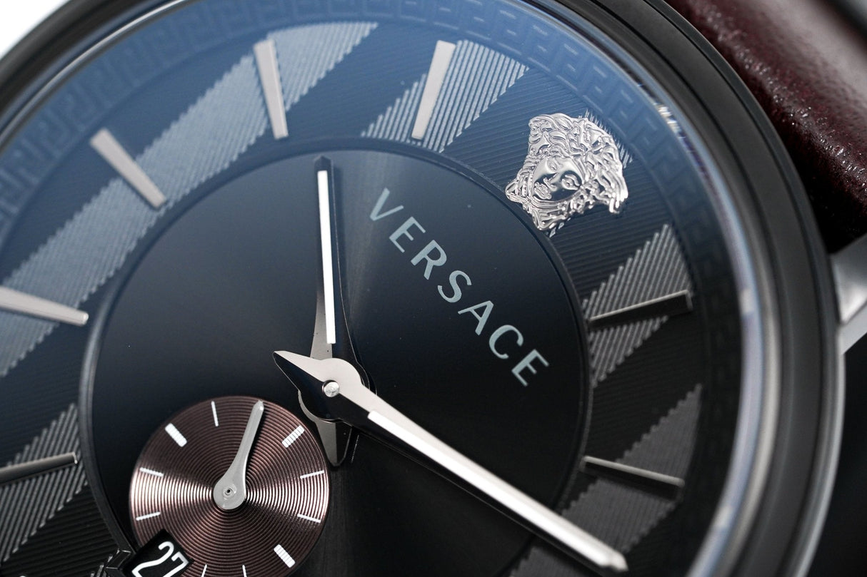 Versace Watch V-Circle Manifesto 38mm Brown VEBQ00419 - Watches & Crystals