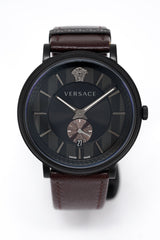 Versace Watch V-Circle Manifesto 38mm Brown VEBQ00419 - Watches & Crystals