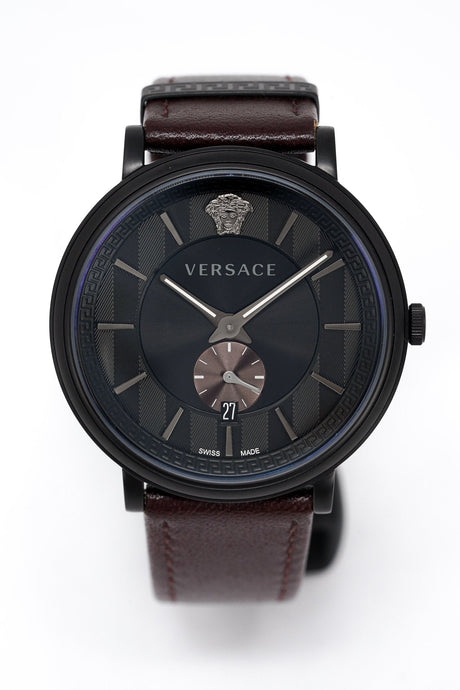 Versace Watch V-Circle Manifesto 38mm Brown VEBQ00419 - Watches & Crystals